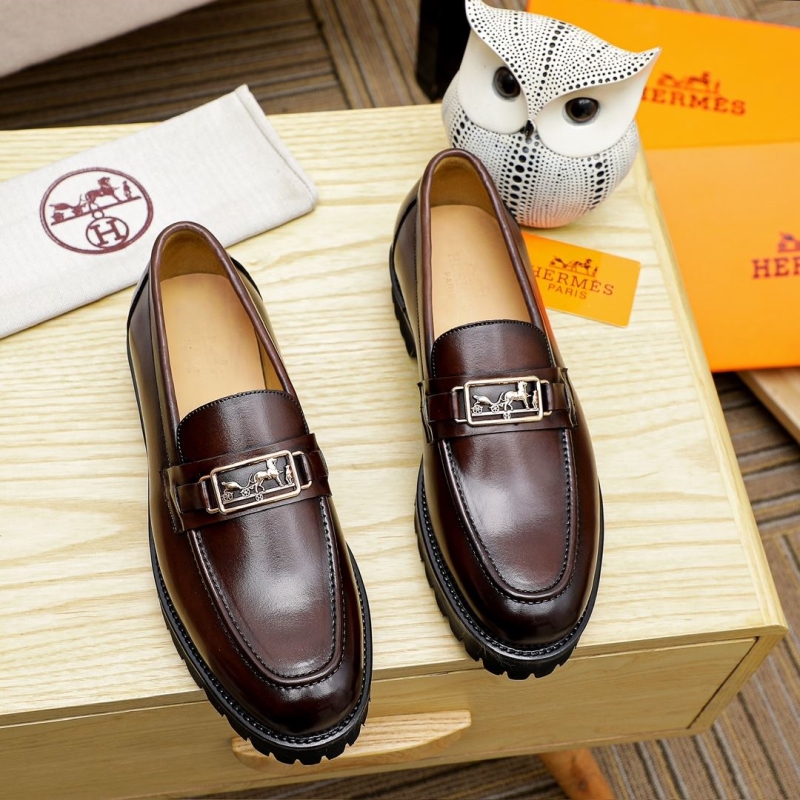 H**mes leather shoes